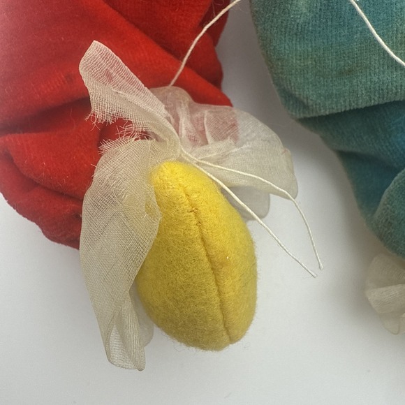 Christmas Elf Jester Vintage Folk Art Shelf Sitter Holiday Poseable 9" Tall - Picture 10 of 16